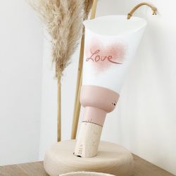 Lampe nomade rechargeable "Sweet Love", déco douce