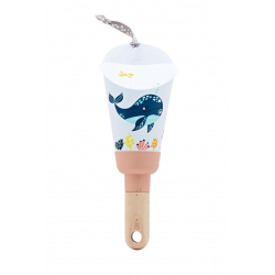 Lampe Nomade " Baleine rêveuse" - Rose Poudré