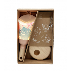 Coffret Lampe Nomade "Passe-Partout", Tropical Mood couleur Rose poudré