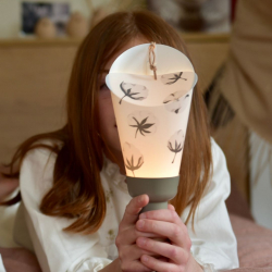 Lampe baladeuse rechargeable "Fleurs de coton"