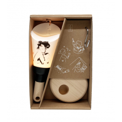 Coffret lampe nomade 5 en 1 rechargeable "Iconienne" Calligraphie par Yves Dimier