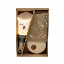 Coffret Lampe Nomade "Chat" Calligraphie par Yves Dimier