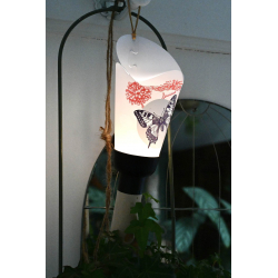 Lampe nomade "Passe-Partout", Chôho Le Papillon, noir, non fournie