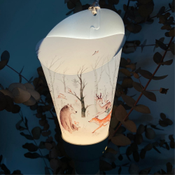 Lampe baladeuse rechargeable "Forêt enchantée" - Wellpapers