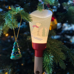 Lampe baladeuse rechargeable "Ours à ski"