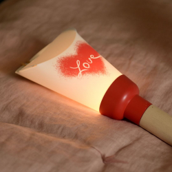 Lampe Nomade "Passe-Partout", Hot Love couleur Coquelicot