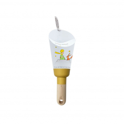 Abat-jour "le Petit Prince et le Renard" lampe jaune miel non fournie