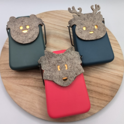 3 Felt Masks for KIVALA: Forest with the Deer, the Fox, and the Bear