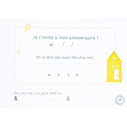 Back - 10 birthday cards with text to fill in -50% discount