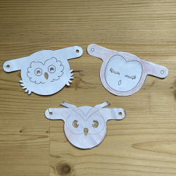Kit 3 masques à imprimer gratuitement DIY - Oiseaux nocturnes