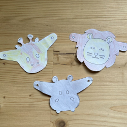 3 free printable DIY masks kit - Savanna