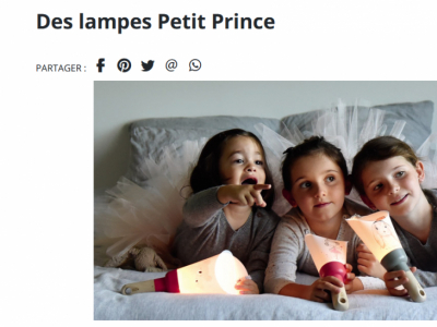 Focus sur nos lampes nomades Le Petit Prince sur la magazine digital magtoo ...